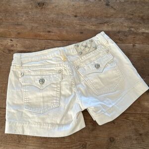 Miss me white shorts size 30